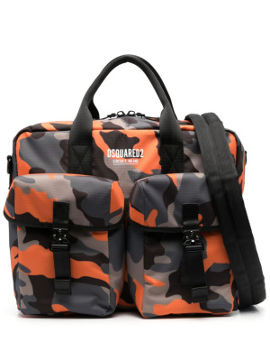 

Camouflage-print zip-up bag, Dsquared2 Camouflage-print zip-up bag