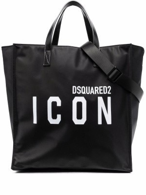 

Logo-print shoulder bag, Dsquared2 Logo-print shoulder bag