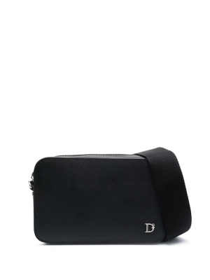 

Logo-plaque leather messenger bag, Dsquared2 Logo-plaque leather messenger bag