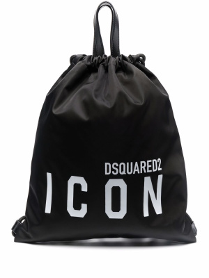 

Nero logo-print backpack, Dsquared2 Nero logo-print backpack