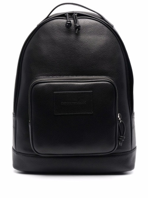 

Zip-up leather backpack, Emporio Armani Zip-up leather backpack