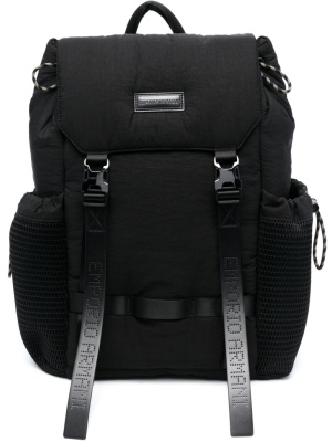 

Logo-embossed adjustable backpack, Emporio Armani Logo-embossed adjustable backpack