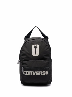 

X Converse logo-print backpack, Rick Owens DRKSHDW X Converse logo-print backpack
