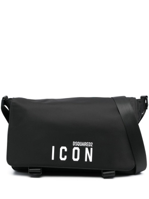 

Icon logo-print shoulder bag, Dsquared2 Icon logo-print shoulder bag