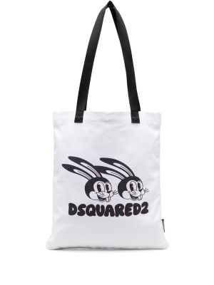 

Logo-print tote bag, Dsquared2 Logo-print tote bag