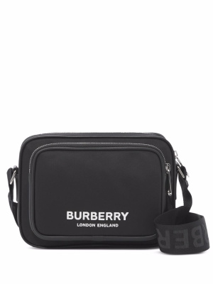 

Logo-print shoulder bag, Burberry Logo-print shoulder bag