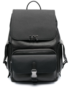 

Logo-plaque leather backpack, Michael Kors Logo-plaque leather backpack