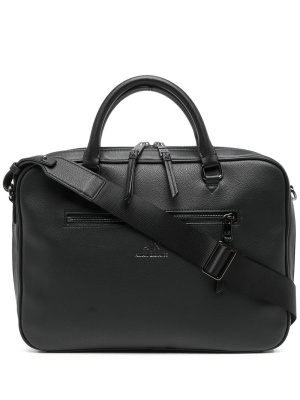 

Logo-print brief-case bag, Armani Exchange Logo-print brief-case bag