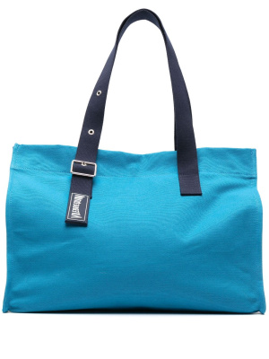 

Logo-patch canvas tote bag, Vilebrequin Logo-patch canvas tote bag