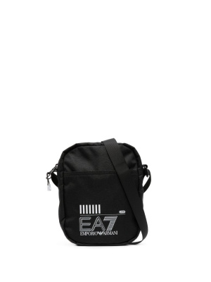 

Logo-print messenger bag, Ea7 Emporio Armani Logo-print messenger bag