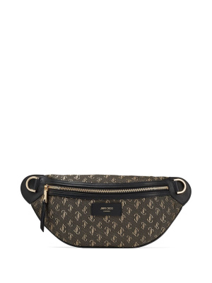 

York monogram-print belt bag, Jimmy Choo York monogram-print belt bag