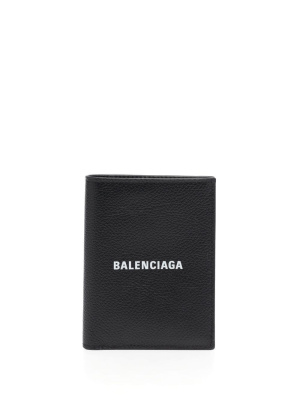 

Logo-print bi-fold wallet, Balenciaga Logo-print bi-fold wallet