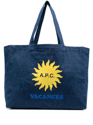 

Vacances-print tote bag, A.P.C. Vacances-print tote bag
