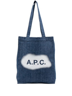 

Lou denim tote bag, A.P.C. Lou denim tote bag