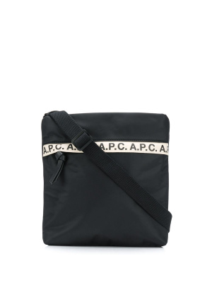 

Logo stripe messenger bag, A.P.C. Logo stripe messenger bag
