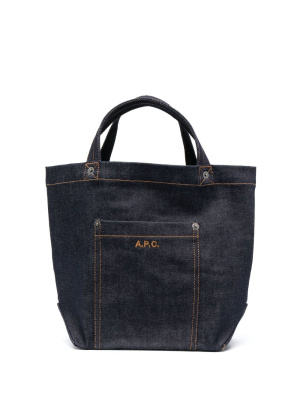 

Mini Thais denim tote bag, A.P.C. Mini Thais denim tote bag
