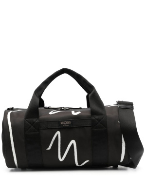 

Painterly-print duffle bag, Moschino Painterly-print duffle bag