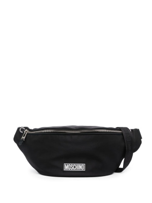 

Logo-patch belt bag, Moschino Logo-patch belt bag