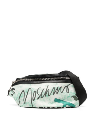 

Graphic-print belt bag, Moschino Graphic-print belt bag