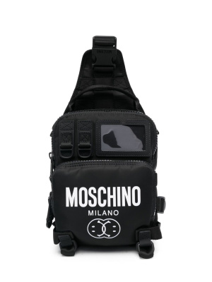 

Multi-pocket crossbody backpack, Moschino Multi-pocket crossbody backpack