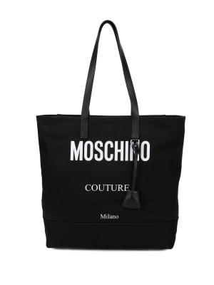 

Contrast logo tote bag, Moschino Contrast logo tote bag