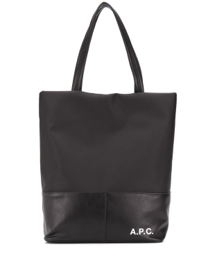 

Logo print tote bag, A.P.C. Logo print tote bag