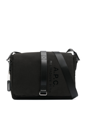 

Logo-print shoulder bag, A.P.C. Logo-print shoulder bag