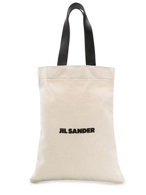 

Logo print tote, Jil Sander Logo print tote