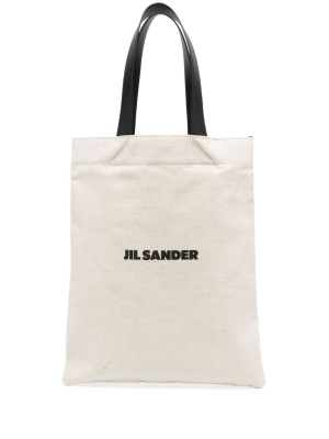 

Large logo print tote bag, Jil Sander Large logo print tote bag
