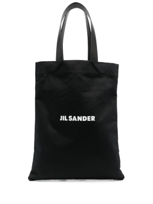 

Large logo print tote bag, Jil Sander Large logo print tote bag