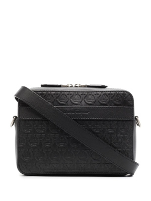 

Gancini-embossed shoulder bag, Ferragamo Gancini-embossed shoulder bag