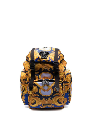 

Baroque print backpack, Versace Baroque print backpack