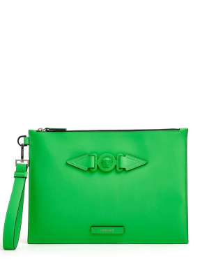 

Medusa-motif clutch bag, Versace Medusa-motif clutch bag