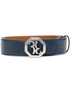 

Logo-buckle leather belt, Billionaire Logo-buckle leather belt
