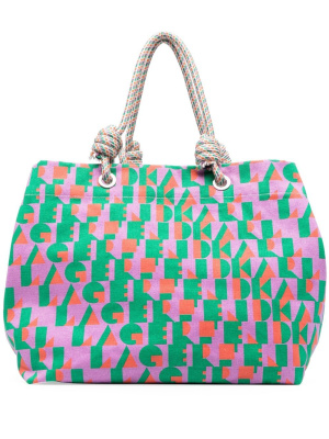 

K/Logo abstract-print tote, Karl Lagerfeld K/Logo abstract-print tote