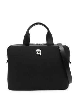 

Logo-patch laptop case, Karl Lagerfeld Logo-patch laptop case