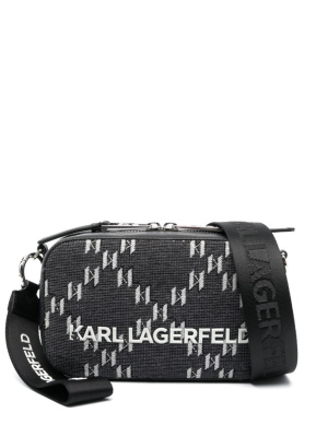 

Logo-plaque camera bag, Karl Lagerfeld Logo-plaque camera bag