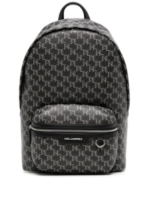 

Kmono Klassic monogram backpack, Karl Lagerfeld Kmono Klassic monogram backpack