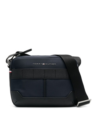 

Logo-lettering messenger bag, Tommy Hilfiger Logo-lettering messenger bag