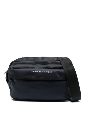 

Logo-print zipped messenger bag, Tommy Hilfiger Logo-print zipped messenger bag