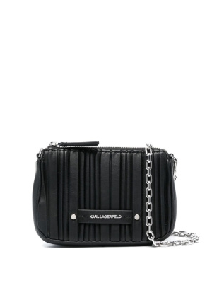 

K/Kushion pleated mini bag, Karl Lagerfeld K/Kushion pleated mini bag