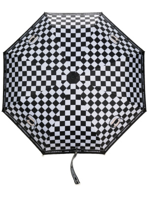 

Ikonik-motif checked umbrella, Karl Lagerfeld Ikonik-motif checked umbrella