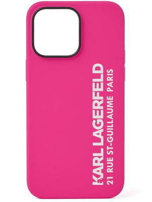 

Logo-print iPhone 13 Pro case, Karl Lagerfeld Logo-print iPhone 13 Pro case