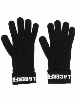 

Soft knit logo gloves, Karl Lagerfeld Soft knit logo gloves
