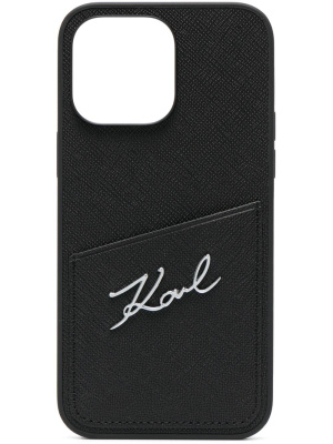 

Logo-plaque iPhone 14 Pro Max case, Karl Lagerfeld Logo-plaque iPhone 14 Pro Max case