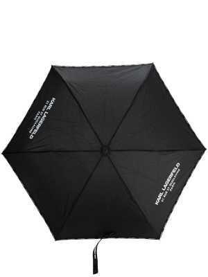 

Logo-print adjustable umbrella, Karl Lagerfeld Logo-print adjustable umbrella