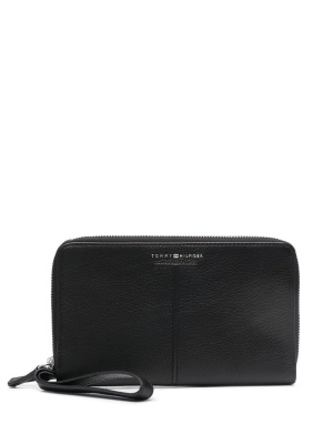 

Grained leather zipped purse, Tommy Hilfiger Grained leather zipped purse