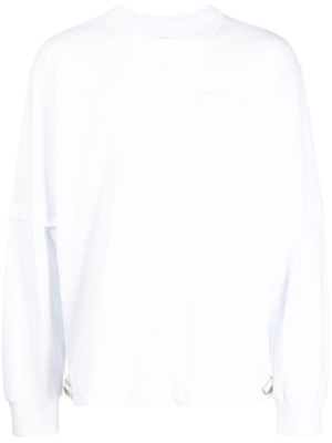 

Double-layer long-sleeve cotton T-shirt, Sacai Double-layer long-sleeve cotton T-shirt