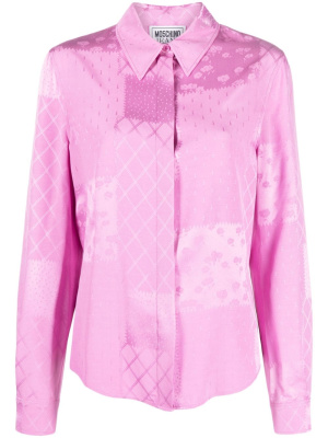 

Jacquard button-up shirt, MOSCHINO JEANS Jacquard button-up shirt