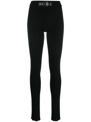 

Buckle-detail knitted trousers, MOSCHINO JEANS Buckle-detail knitted trousers